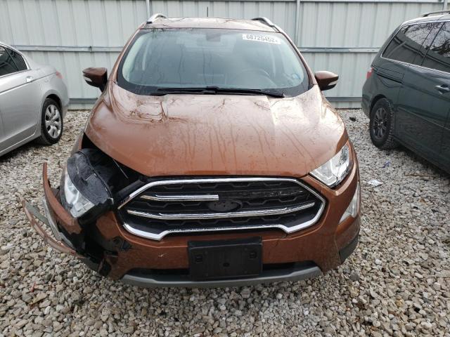 MAJ6P1WL8JC246538 - 2018 FORD ECOSPORT T ORANGE photo 5