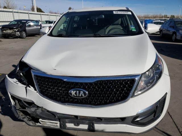 KNDPB3AC8E7580597 - 2014 KIA SPORTAGE B WHITE photo 5