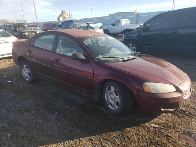 1B3EJ46XX1N619354 - 2001 DODGE STRATUS SE BURGUNDY photo 4