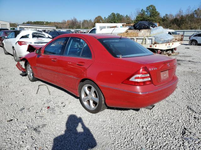 WDBRF40J45A704871 - 2005 MERCEDES-BENZ UK RED photo 2