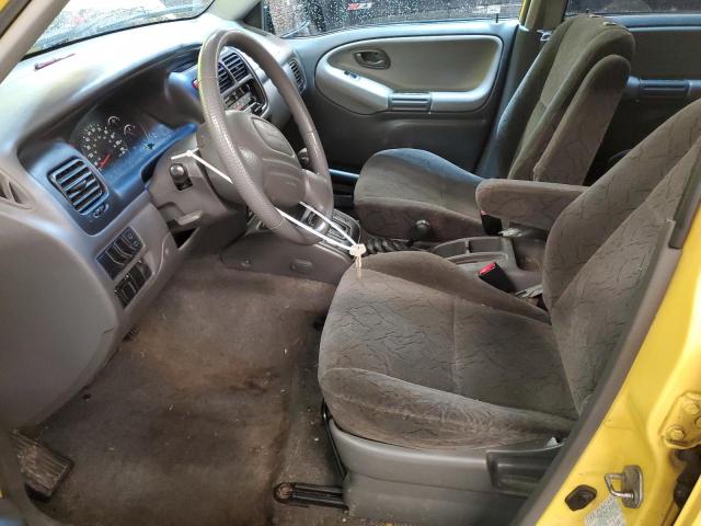 2CNBJ734836930068 - 2003 CHEVROLET TRACKER ZR YELLOW photo 7