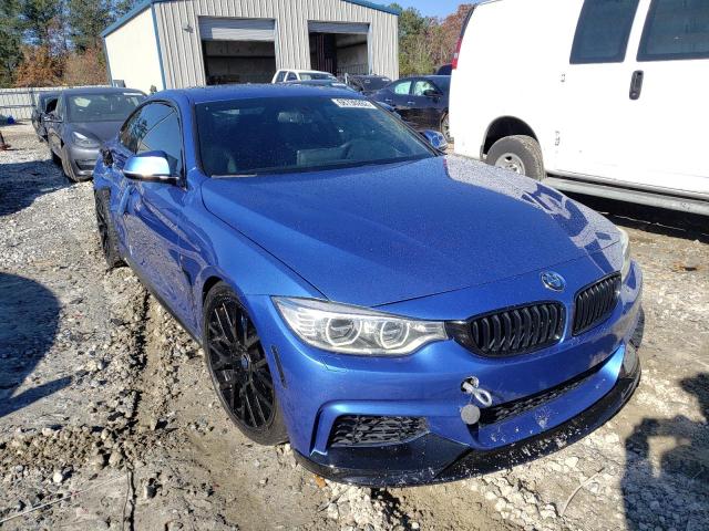 WBA3R1C5XEF774192 - 2014 BMW 435 I BLUE photo 4