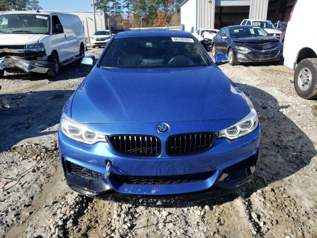 WBA3R1C5XEF774192 - 2014 BMW 435 I BLUE photo 5