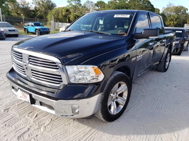 1C6RR6LT2ES455604 - 2014 RAM 1500 SLT BLACK photo 1