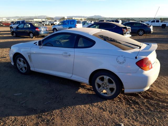 KMHHM65DX3U096928 - 2003 HYUNDAI TIBURON WHITE photo 2