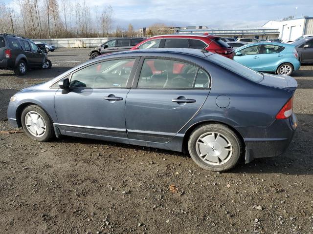 JHMFA36269S004734 - 2009 HONDA CIVIC HYBR BLUE photo 2