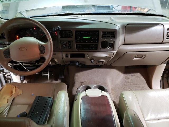 1FMNU43S74ED94955 - 2004 FORD EXCURSION TAN photo 8