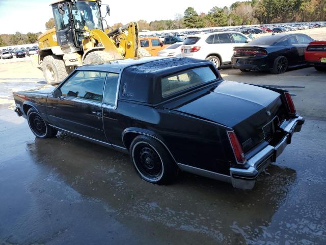 1G6EL5788FE628277 - 1985 CADILLAC ELDORADO BLACK photo 2