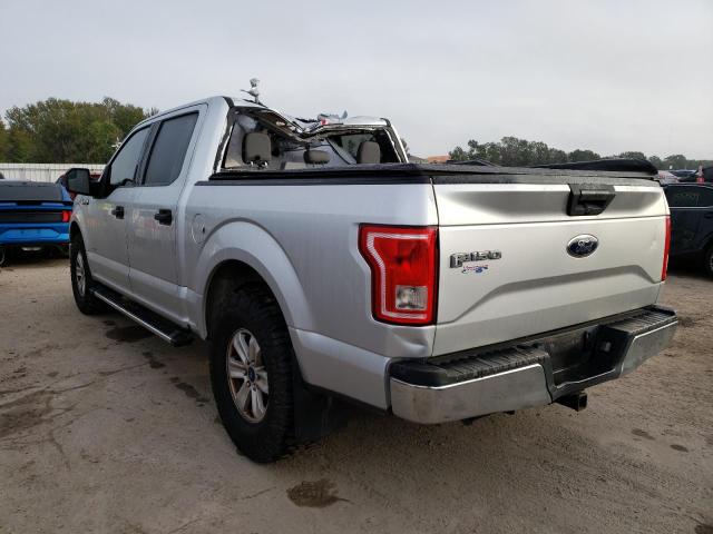 1FTEW1CP3GFD59272 - 2016 FORD F150 SUPER SILVER photo 2