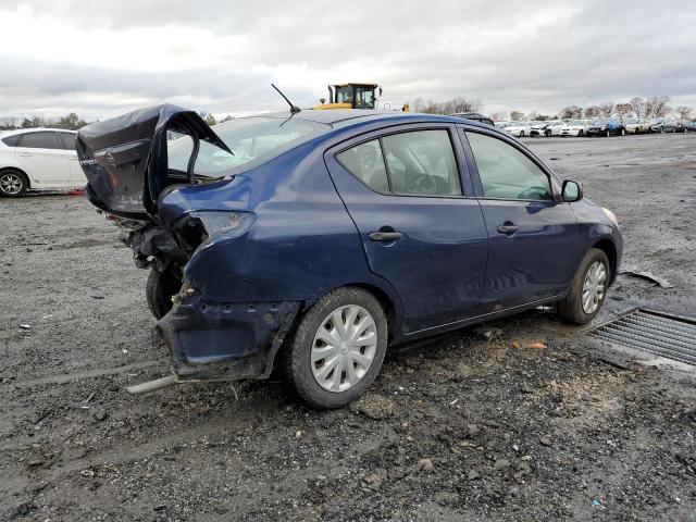 3N1CN7AP3EL864153 - 2014 NISSAN VERSA BLUE photo 3