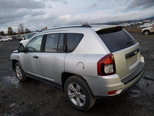 1C4NJCBA8ED602820 - 2014 JEEP COMPASS SP SILVER photo 2