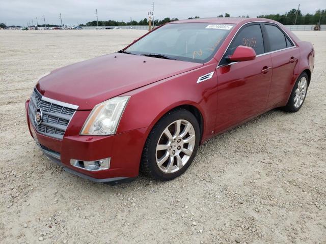 1G6DR57V180184501 - 2008 CADILLAC CTS HI FEA RED photo 1