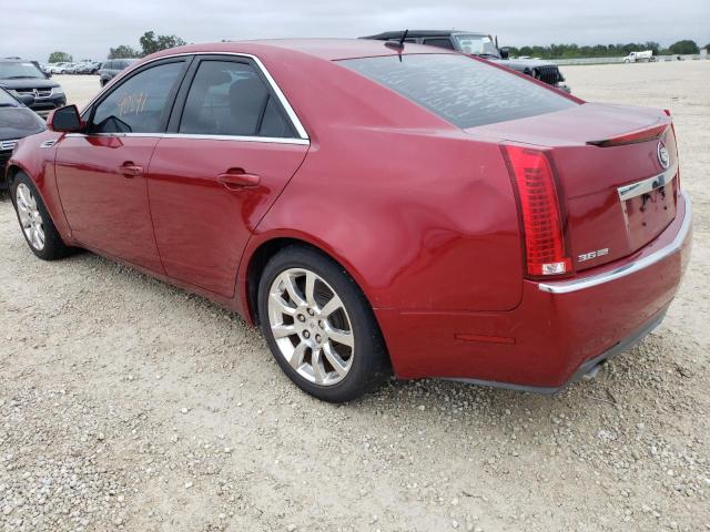 1G6DR57V180184501 - 2008 CADILLAC CTS HI FEA RED photo 2