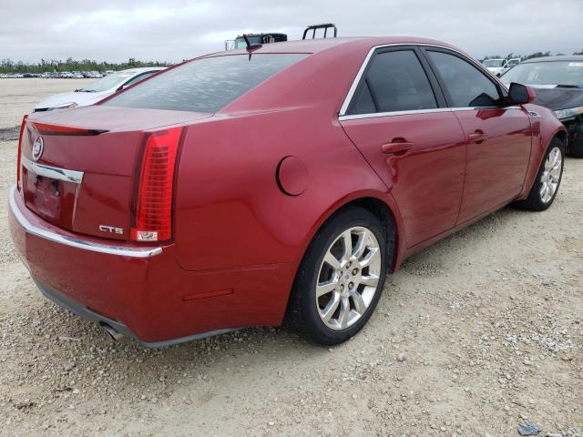 1G6DR57V180184501 - 2008 CADILLAC CTS HI FEA RED photo 3