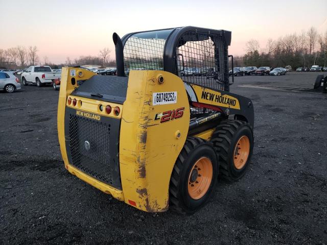 JAF0L216AHM436636 - 2017 NEWH SKIDSTEER YELLOW photo 4