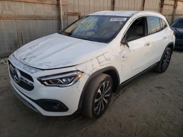 W1N4N4GB4NJ335760 - 2022 MERCEDES-BENZ GLA 250 WHITE photo 1