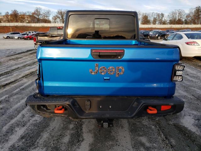 1C6JJTEG0ML582394 - 2021 JEEP GLADIATOR BLUE photo 6