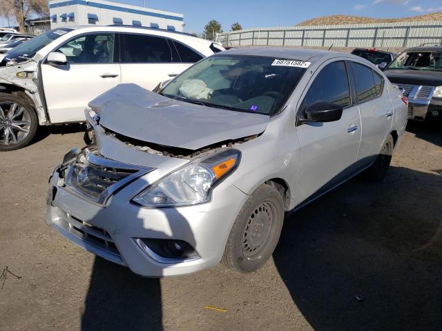 3N1CN7AP4FL821376 - 2015 NISSAN VERSA SILVER photo 1