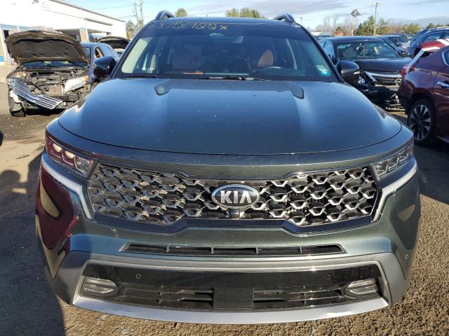 5XYRKDLF8MG016603 - 2021 KIA SORENTO SX GREEN photo 5