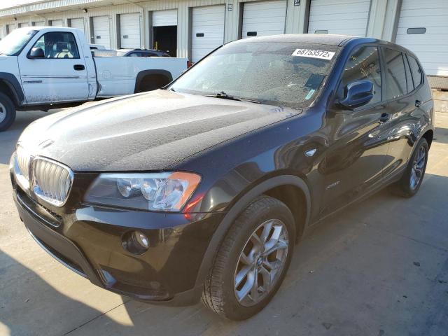 5UXWX9C5XD0A30714 - 2013 BMW X3 XDRIVE2 BLACK photo 1