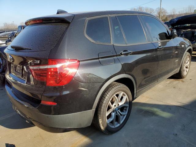 5UXWX9C5XD0A30714 - 2013 BMW X3 XDRIVE2 BLACK photo 3