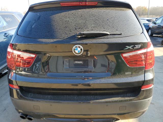 5UXWX9C5XD0A30714 - 2013 BMW X3 XDRIVE2 BLACK photo 6