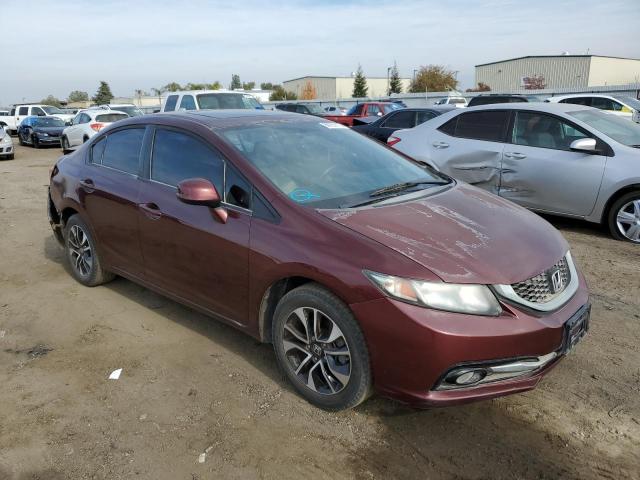 19XFB2F97DE202904 - 2013 HONDA CIVIC EXL كستنائي صورة 4