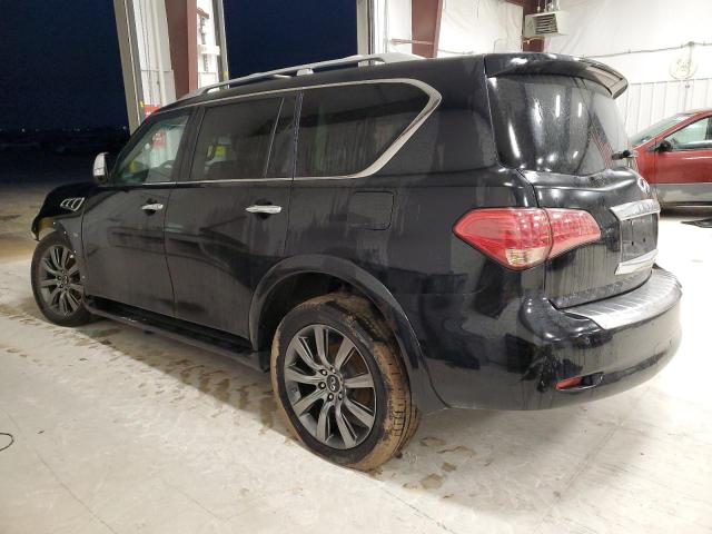 JN8AZ2NF8H9645137 - 2017 INFINITI QX80 BASE BLACK photo 2