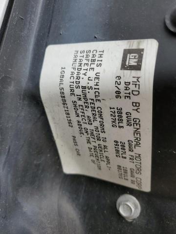 1G8AL58B86Z181362 - 2006 SATURN ION LEVEL თეთრი ფოტო 12