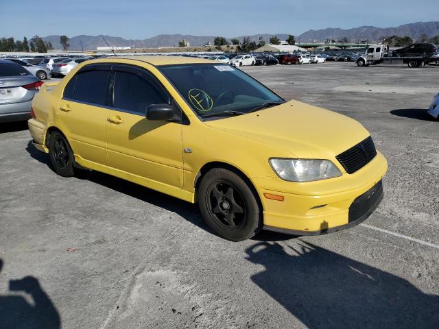 JA3AJ86EX3U121780 - 2003 MITSUBISHI LANCER OZ YELLOW photo 4