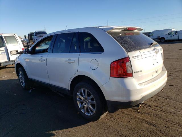 2FMDK3KC7BBB66713 - 2011 FORD EDGE LIMIT WHITE photo 2