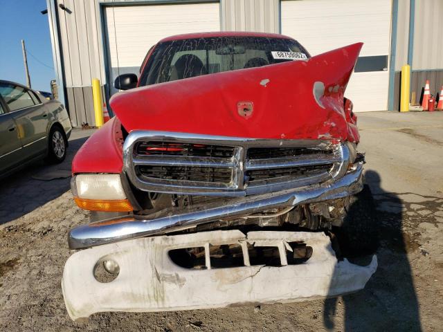 1B7GG23X7VS125040 - 1997 DODGE DAKOTA RED photo 5