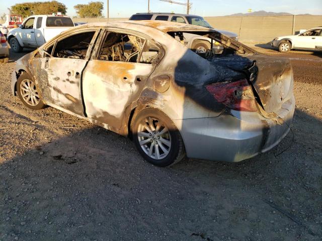 2HGFB2F98CH529722 - 2012 HONDA CIVIC EXL Gris photo 2