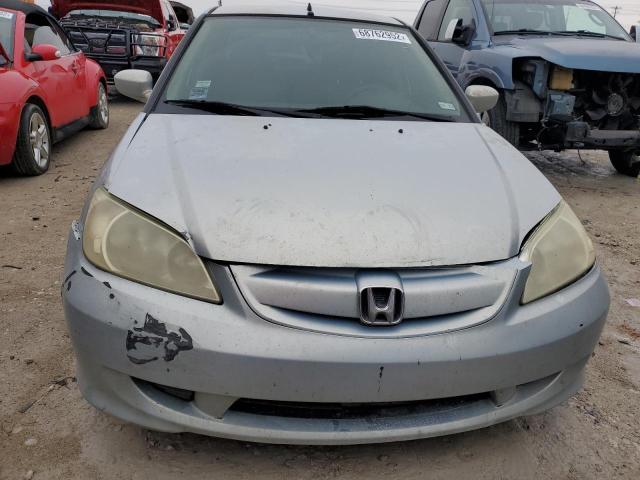 JHMES96644S021118 - 2004 HONDA CIVIC HYBR SILVER photo 5