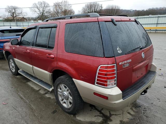 4M2ZU66K74UJ06185 - 2004 MERCURY MOUNTAINEE RED photo 2