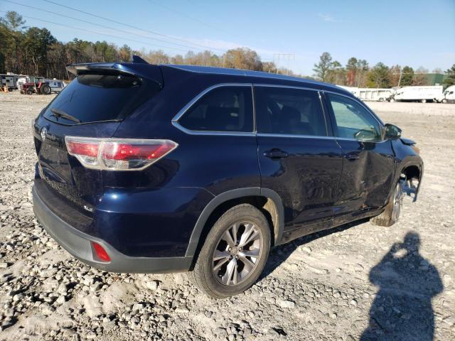 5TDKKRFH8ES021560 - 2014 TOYOTA HIGHLANDER ლურჯი ფოტო 3