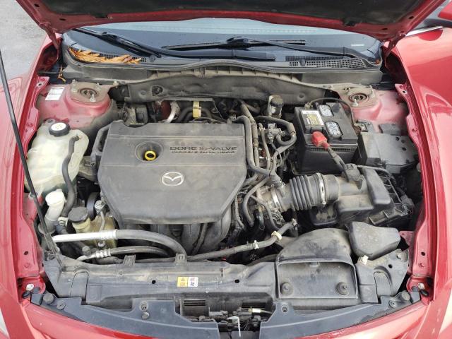 1YVHZ8CH7A5M36223 - 2010 MAZDA 6 I RED photo 11