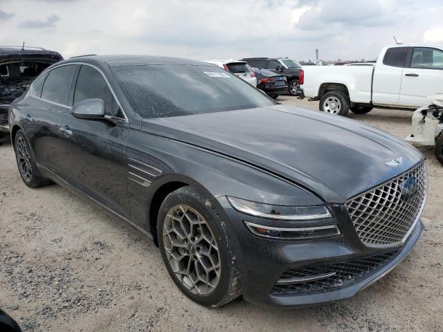 KMTGC4SD8MU043966 - 2021 GENESIS G80 BASE GRAY photo 4