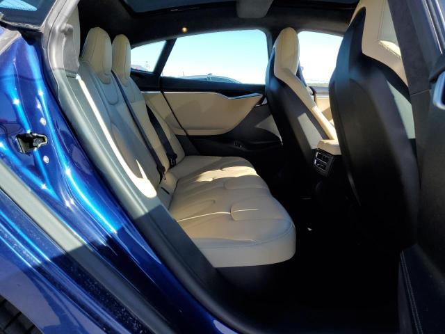 5YJSA1E2XFF110490 - 2015 TESLA MODEL S Կապույտ լուսանկար 10