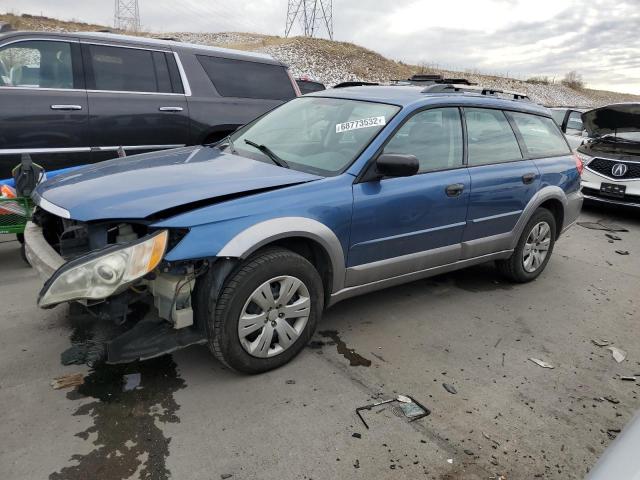 4S4BP60C087357744 - 2008 SUBARU OUTBACK BLUE photo 1