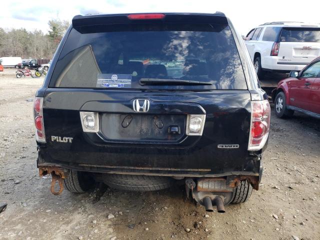 2HKYF18787H535678 - 2007 HONDA PILOT BLACK photo 6