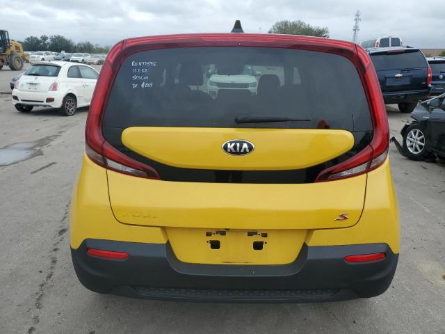 KNDJ23AU1L7115980 - 2020 KIA SOUL LX YELLOW photo 6