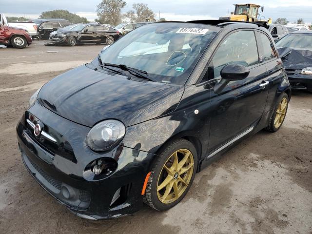 3C3CFFJH0ET190075 - 2014 FIAT 500 ABARTH BLACK photo 1