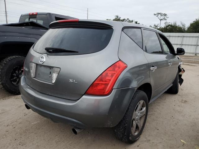 JN8AZ08T35W301363 - 2005 NISSAN MURANO SL SILVER photo 3