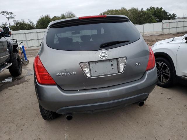 JN8AZ08T35W301363 - 2005 NISSAN MURANO SL SILVER photo 6