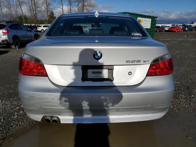 WBANF33566CS35780 - 2006 BMW 525 XI SILVER photo 6