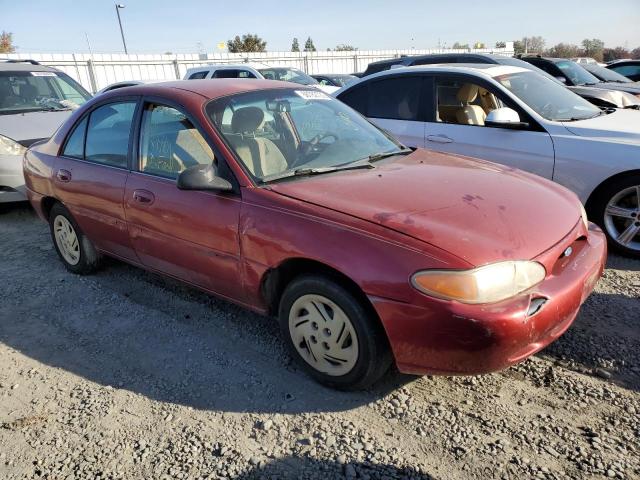 1FALP13PXVW390610 - 1997 FORD ESCORT LX RED photo 4