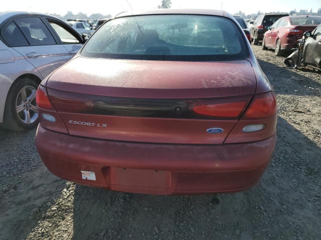 1FALP13PXVW390610 - 1997 FORD ESCORT LX RED photo 6