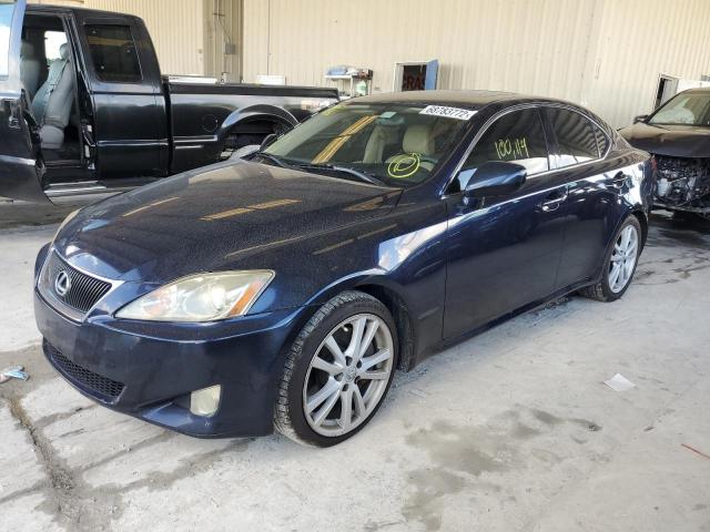 JTHBE262765011814 - 2006 LEXUS IS 350 BLUE photo 1