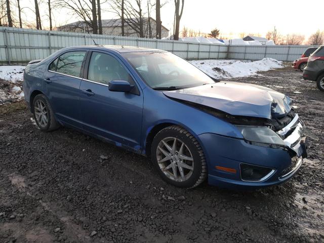 3FAHP0CG1AR115592 - 2010 FORD FUSION SEL BLUE photo 4